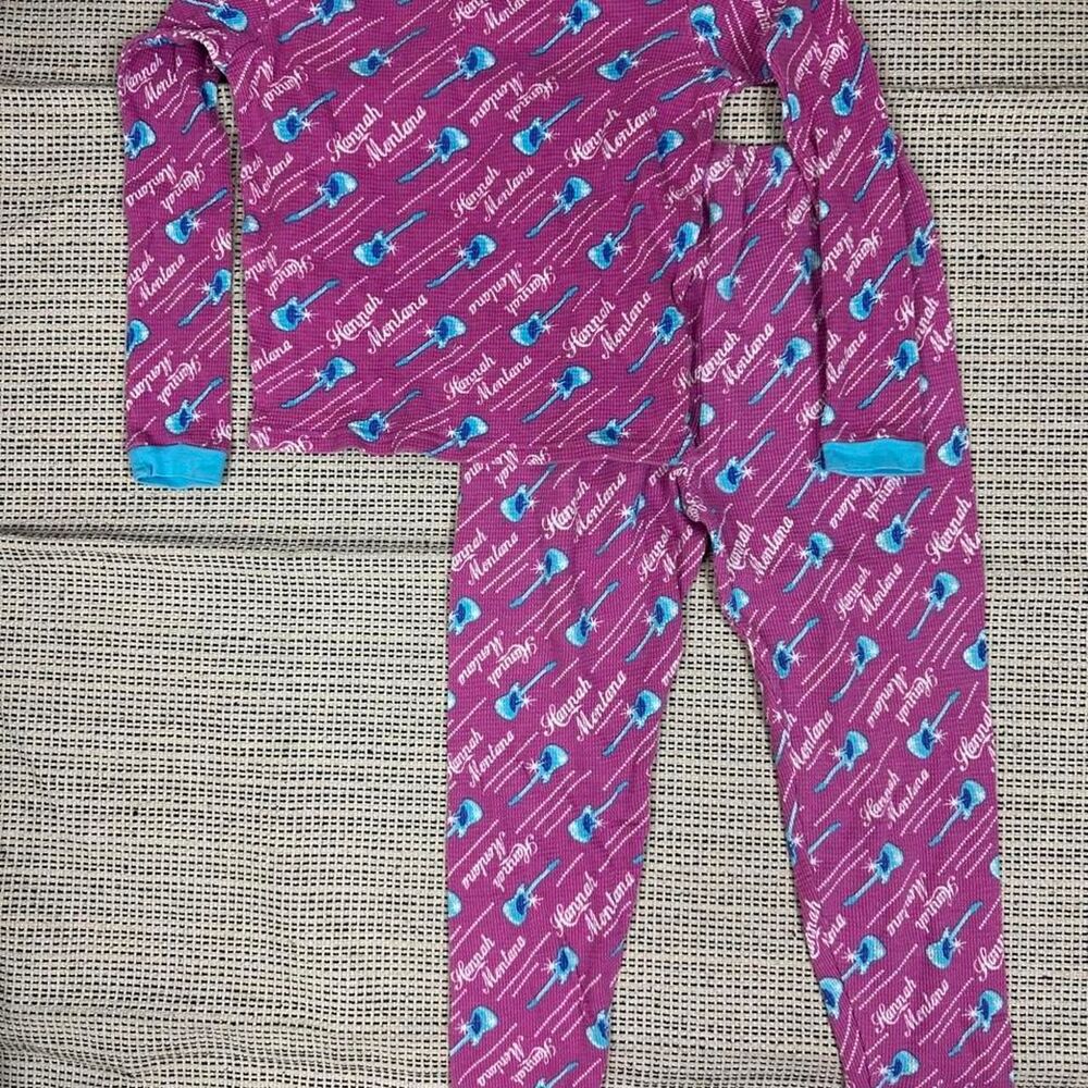 Y2K Girls Hannah Montana Guitar Pajama Set 10